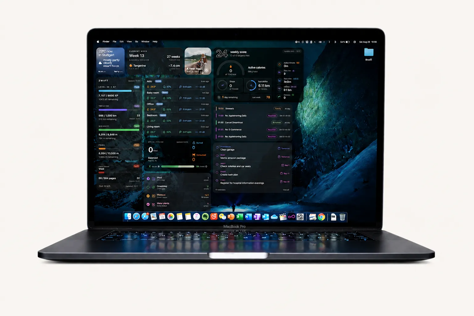 A Hypeberries desktop shown on a MacBook Pro A Hypeberries desktop shown on a MacBook Pro